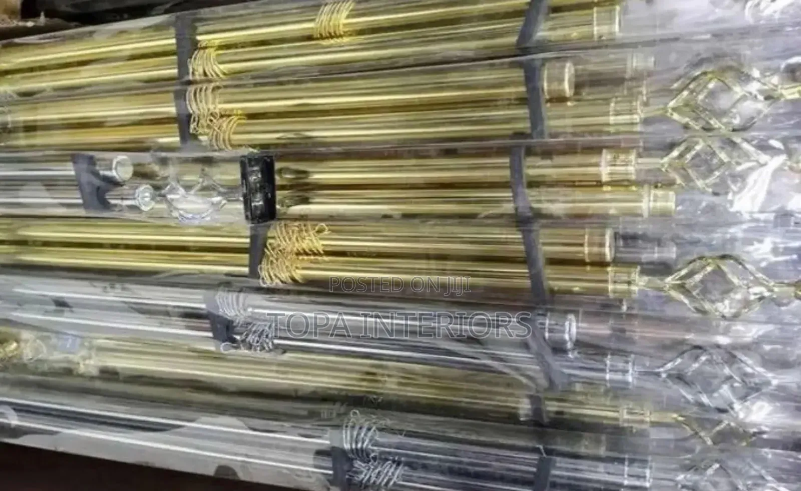 3m Double Adjustable Telescopic Curtain Rods