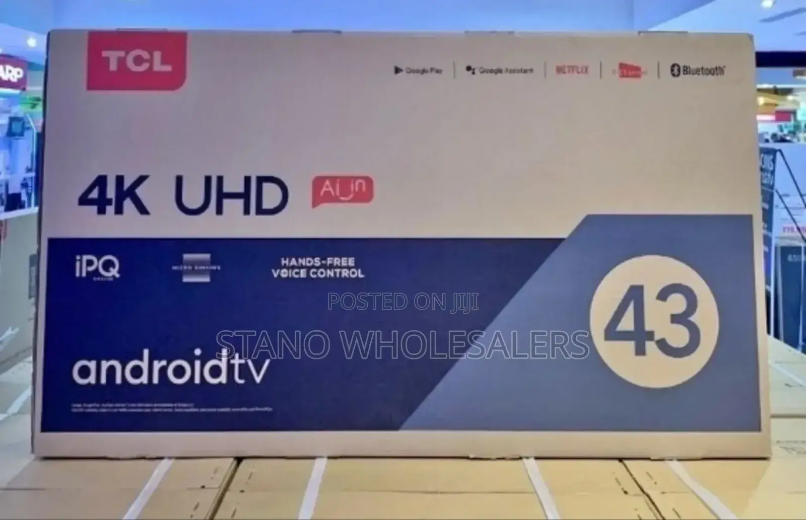 Bluetooth Enabled 4 K HDR TCL 43 Inch Tv