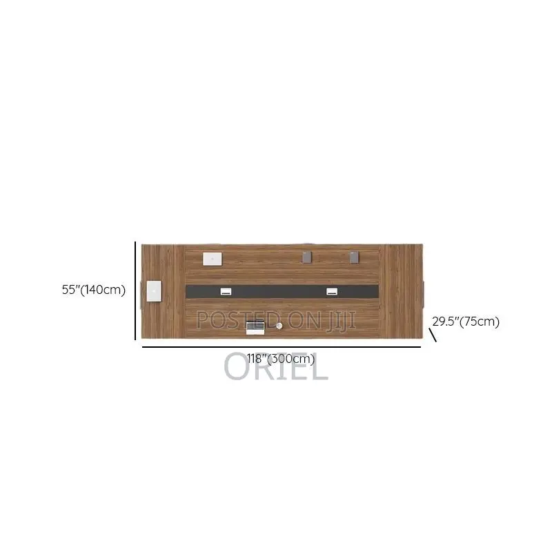 Modern Conference Room Table : 3m Executive Boardroom Table