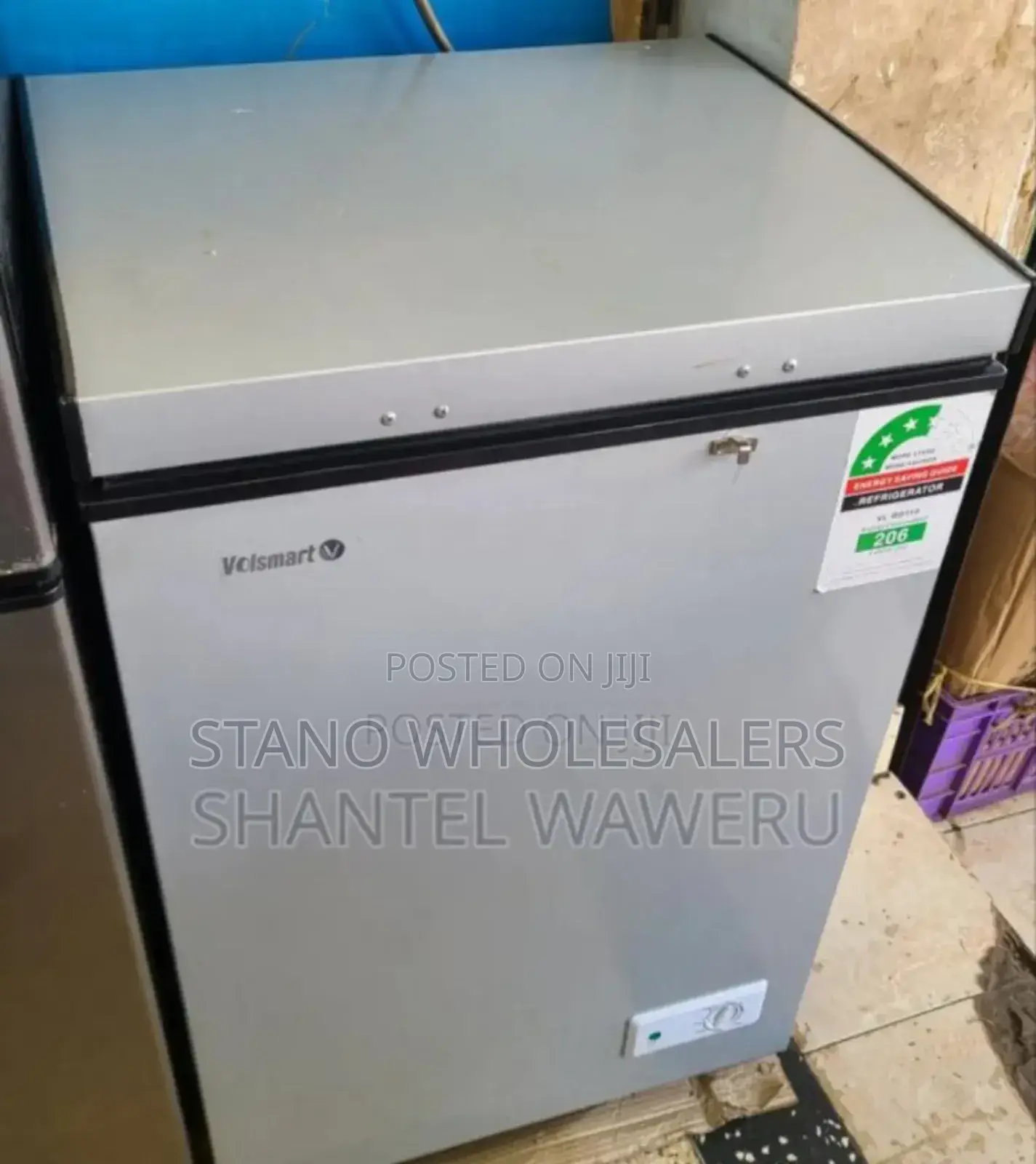 Colour Silver New - Volsmart 110litres Freezer✓✓