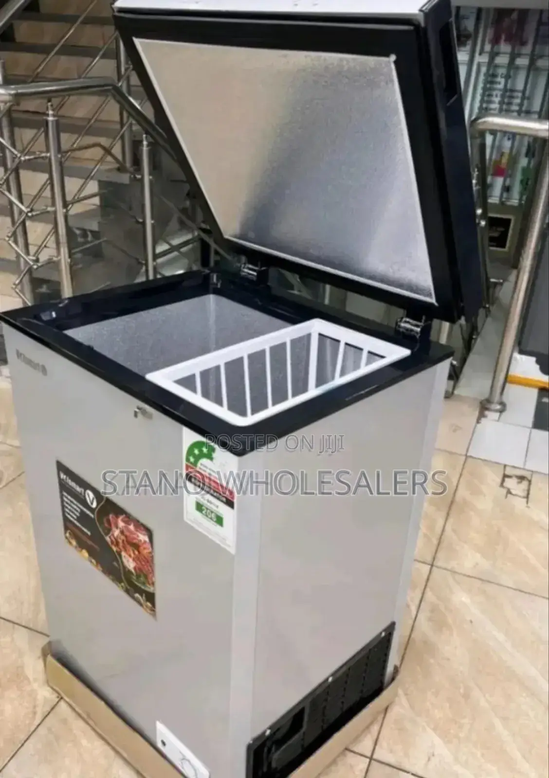 Single Door -Volsmart 110litres Freezer Newest Moddel