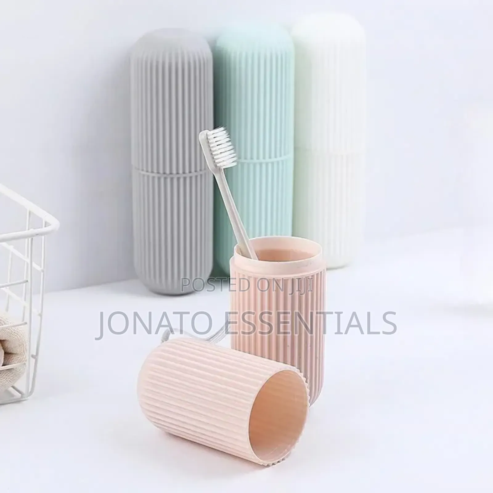 Travel Toothbrush Holder Cup and Portable Storage Case