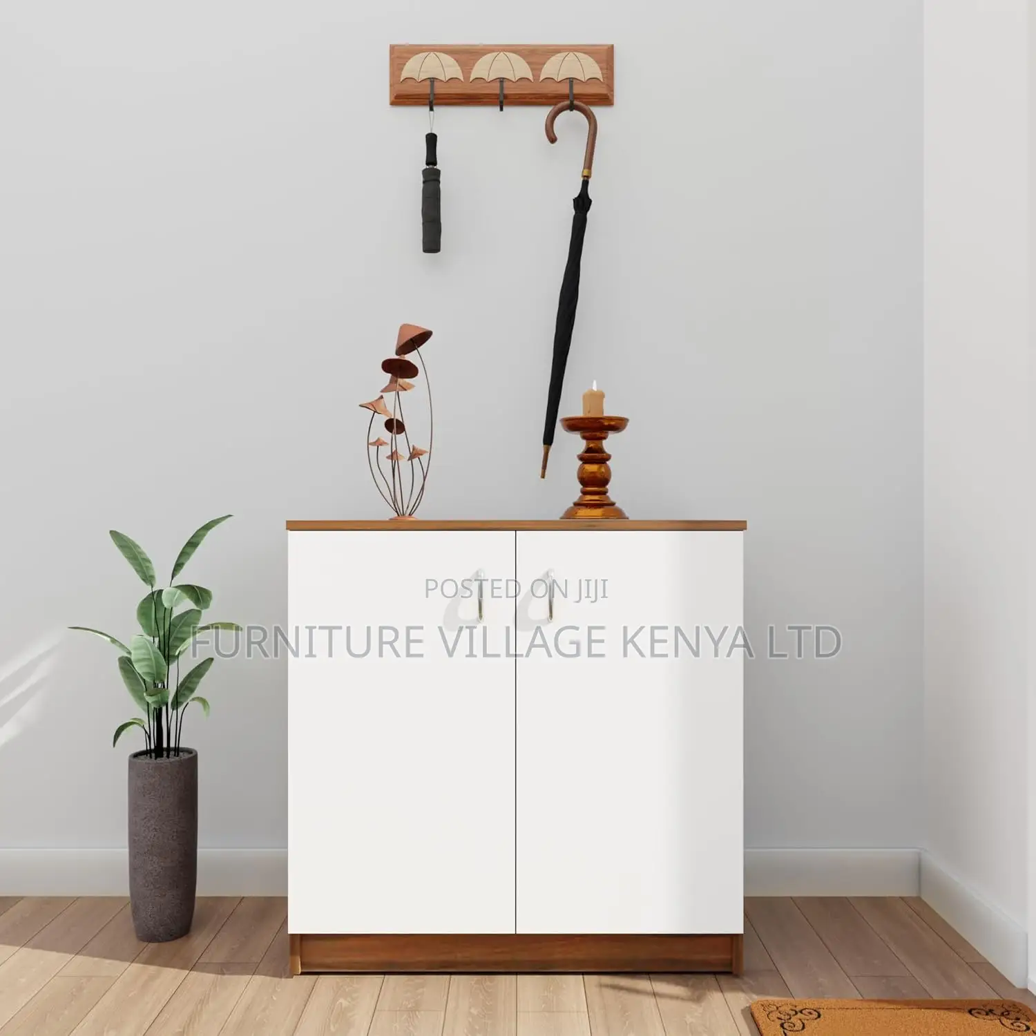 2-door Wooden Office Credenza Cabinet