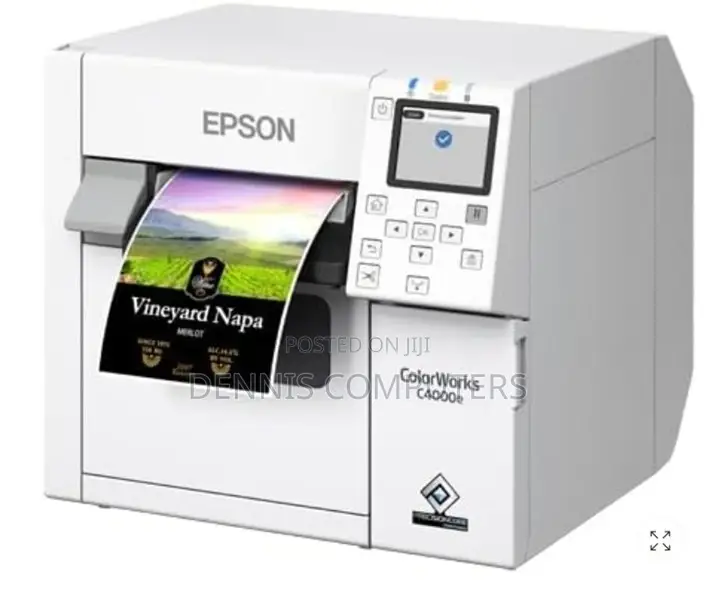 Epson Cw-c4000ebk Color Label Printer