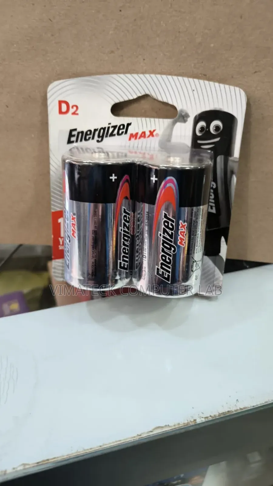 Size D Energizer Battery