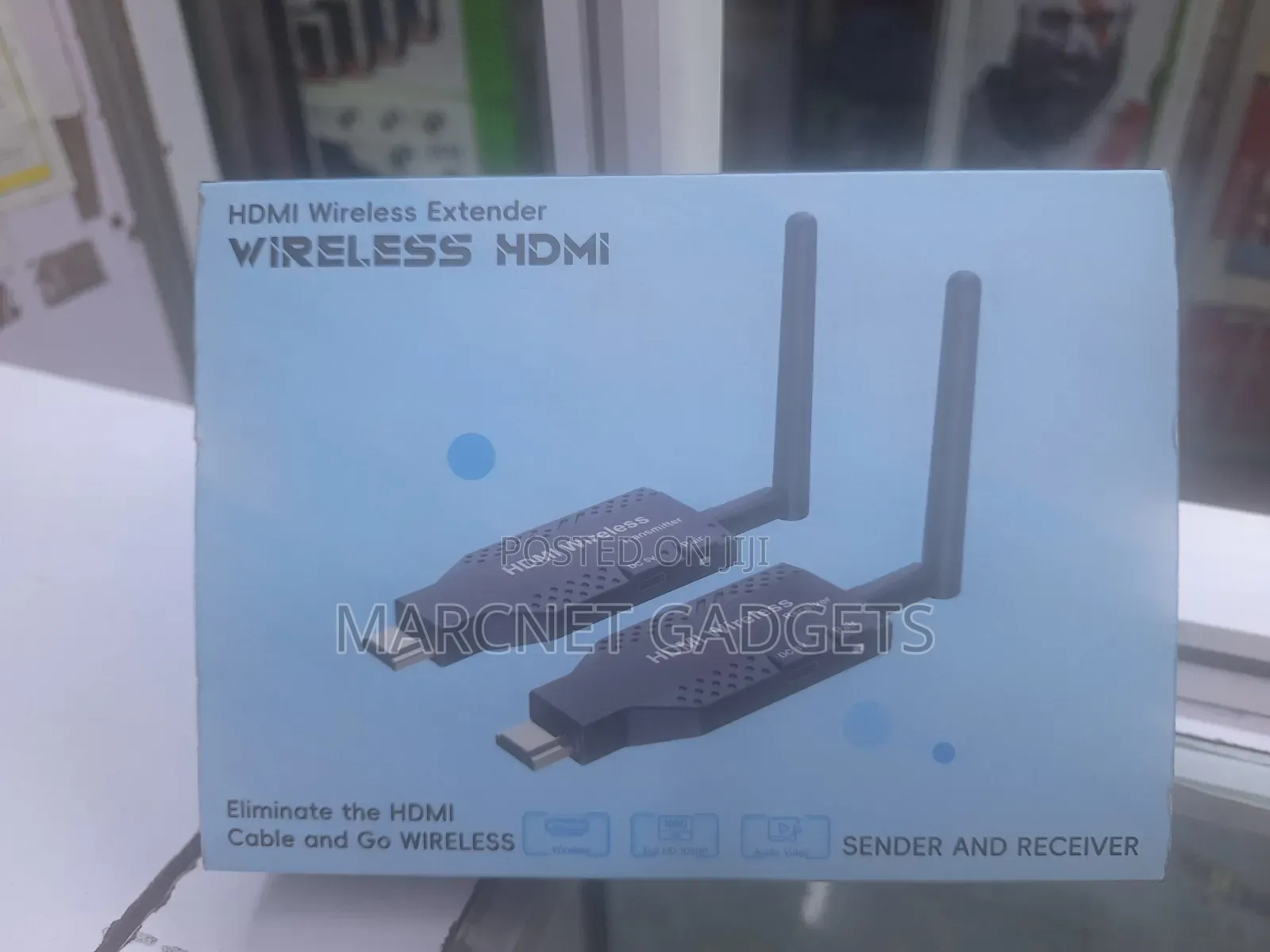 50m Wireless Hdmi Extender and Receiver for Camera, Ps5 and Other