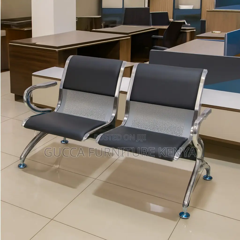 2-link Padded Office Reception Waiting Bench