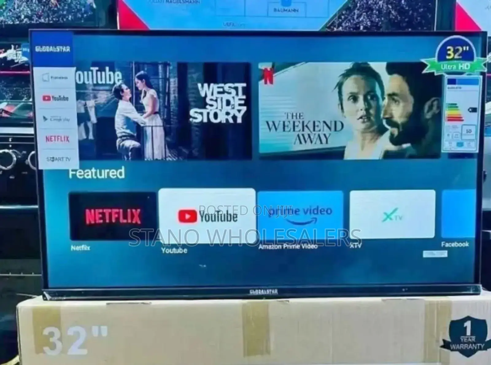Frameless 32 Inch Smart Tv Globalstar