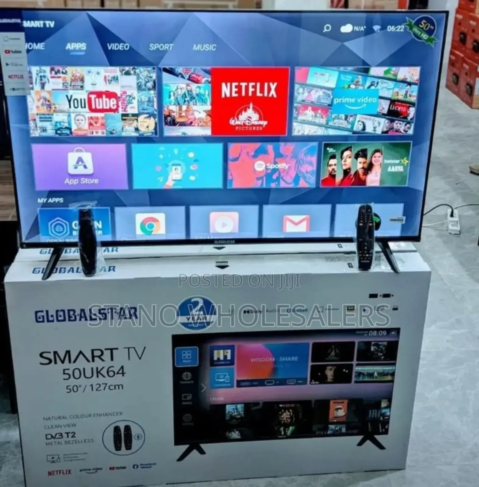 Youtube Netflix Globalstar 50 Inch Smart Tv