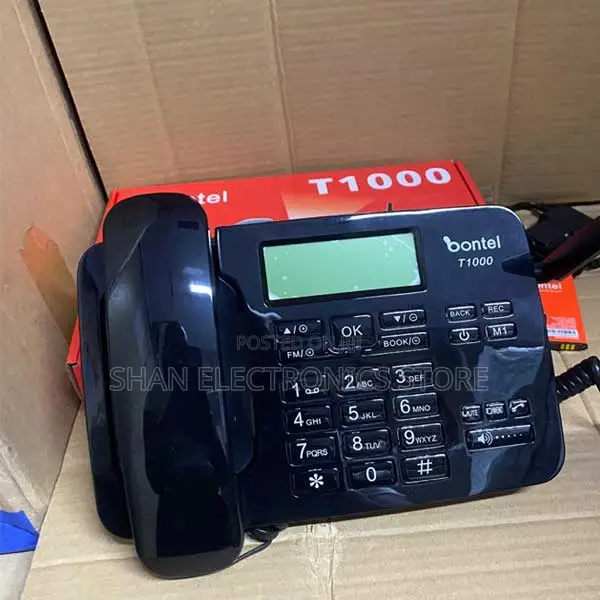 Bontel T1000 Desktop GSM Phone With Adjustable Volume and Ring Tones
