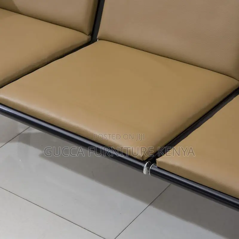 5-seater Brown Executive Reception Sofa Set