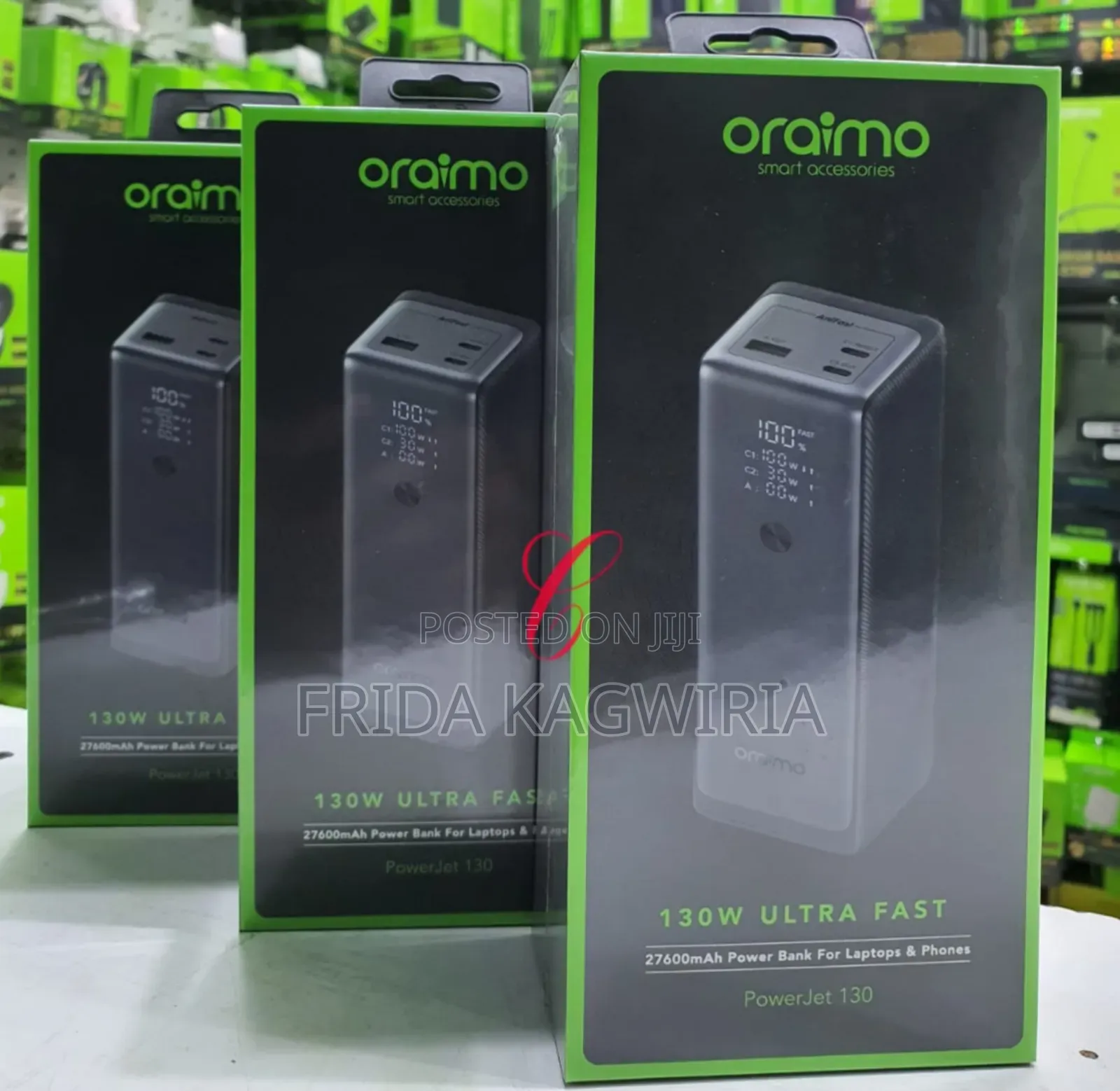 Oraimo Powerjet130 130w Laptop & Phone Super Fast Charging Power Bank