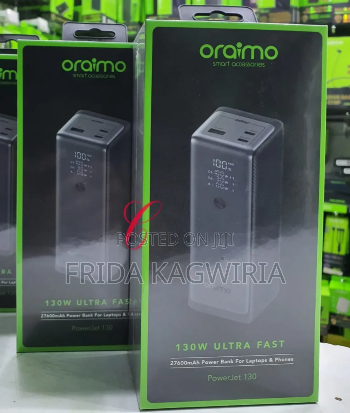 Oraimo Powerjet130 130w Laptop & Phone Super Fast Charging Power Bank