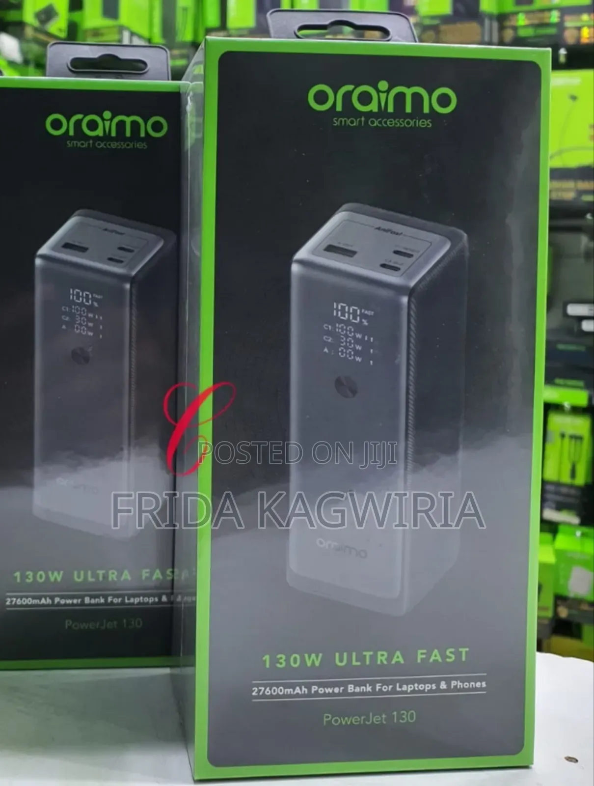 Oraimo Powerjet130 130w Laptop & Phone Super Fast Charging Power Bank