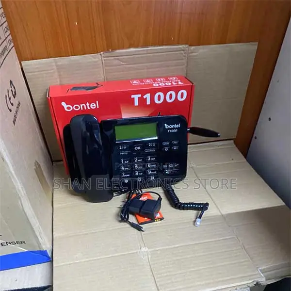 Easy Simple to Use Stable Signal Landline Dual Sim Bontel T1000 GSM