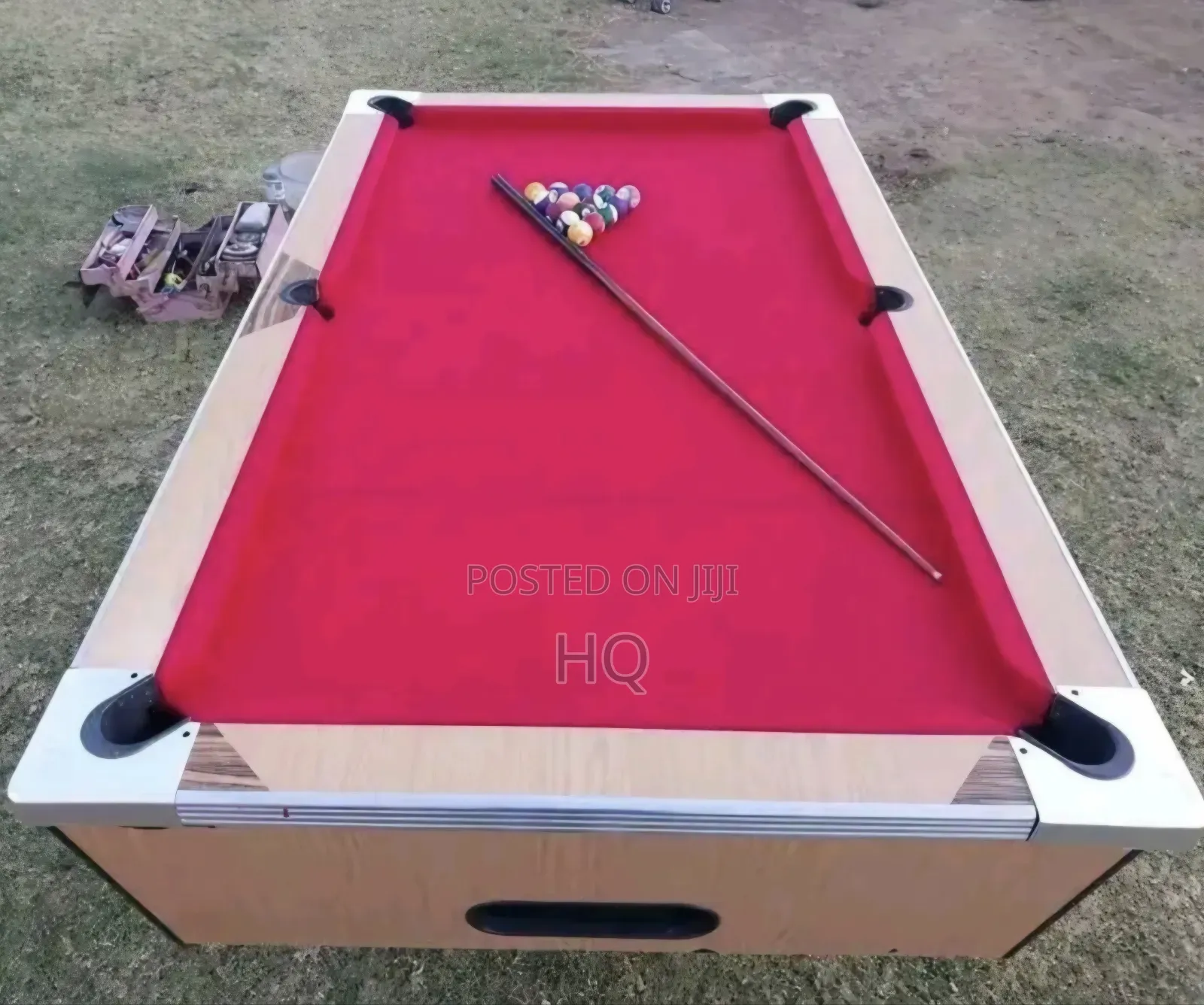Red Pool Tables New Model Ij205v With Slate Lock