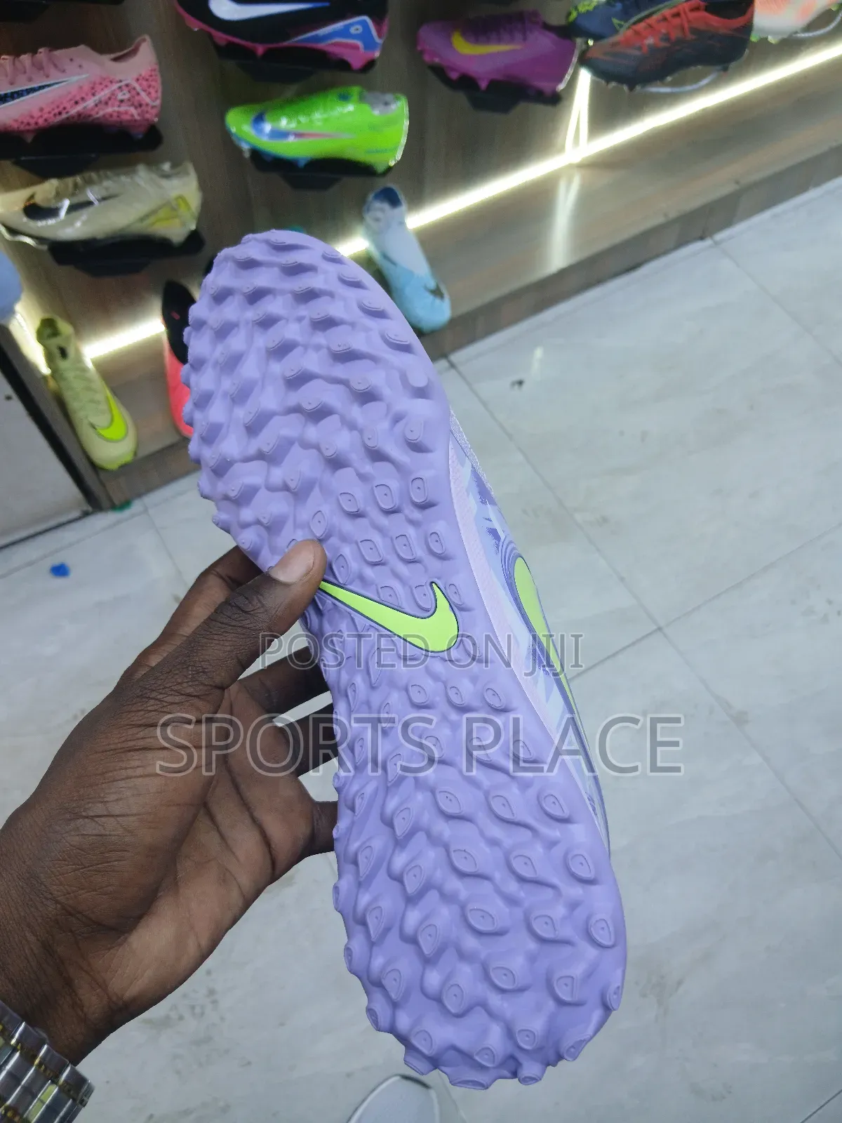 Purple Nike United Ag Drips - Soccer Trainers