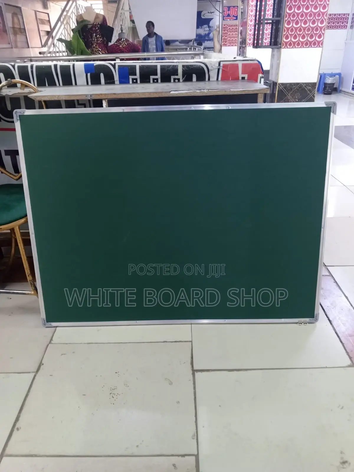 Green Office Pinboard 4ft X 3ft for Sale