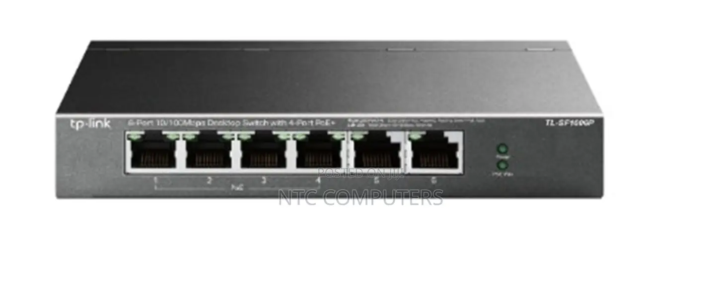 Tp-Link Tl-Sf1006p — 6-Port 10/100mbps Desktop Switch With 4-Port Poe+