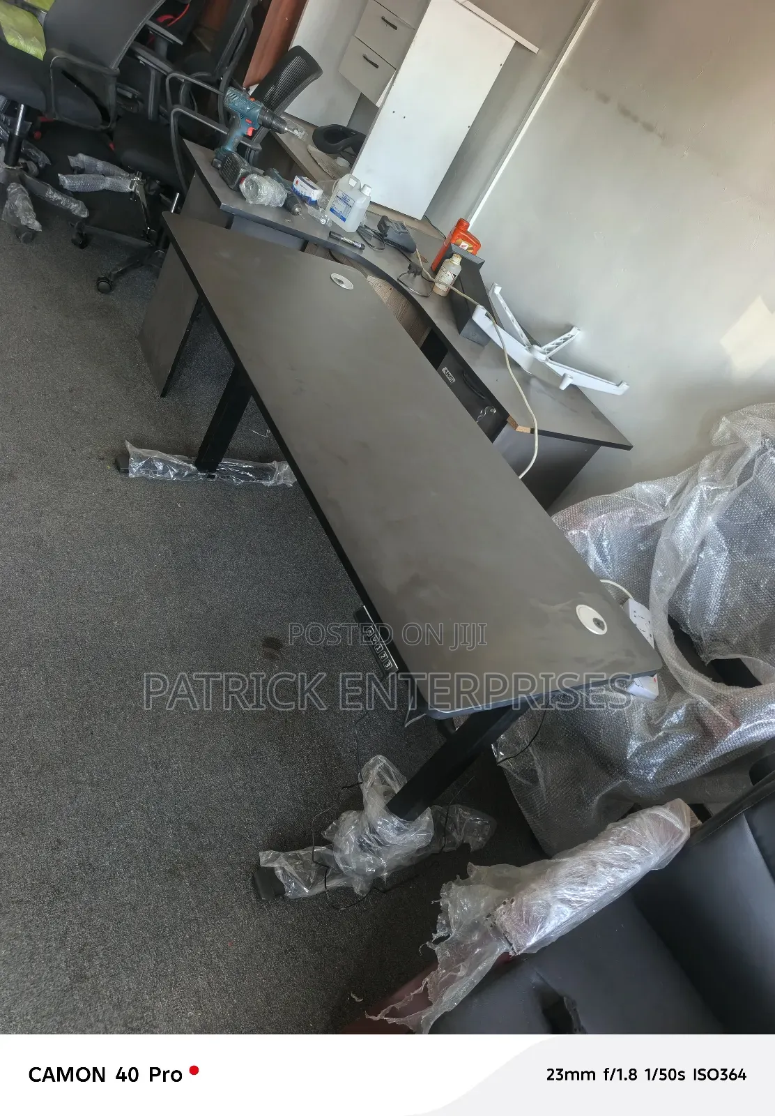 Imported Modern Motorists Electric Adjustable Desk 1.4 MTRS Black