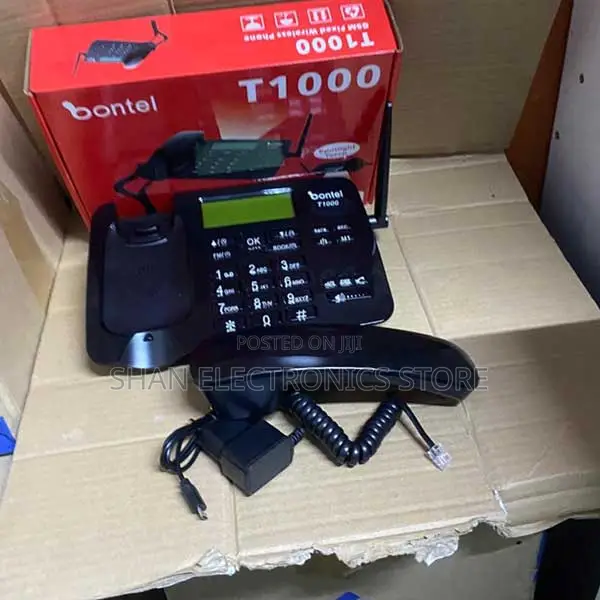 Backlight LCD Bontel T1000fiexed Wireless GSM Desk Phone