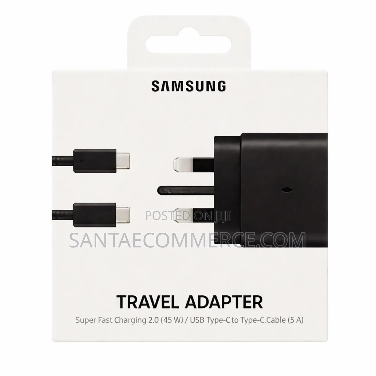Samsung Super Fast Car Charger 45w Usb Type-C to Type-C Cable (5a)