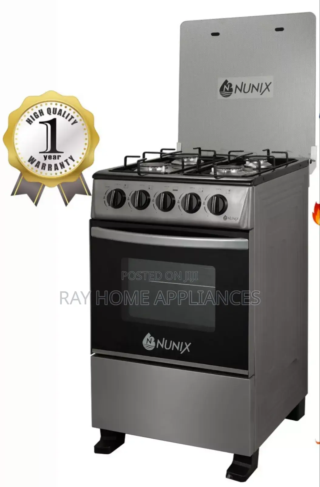 New Model 50cm*55cm Nunix Full Gas as Standing Cooker With Gas Oven