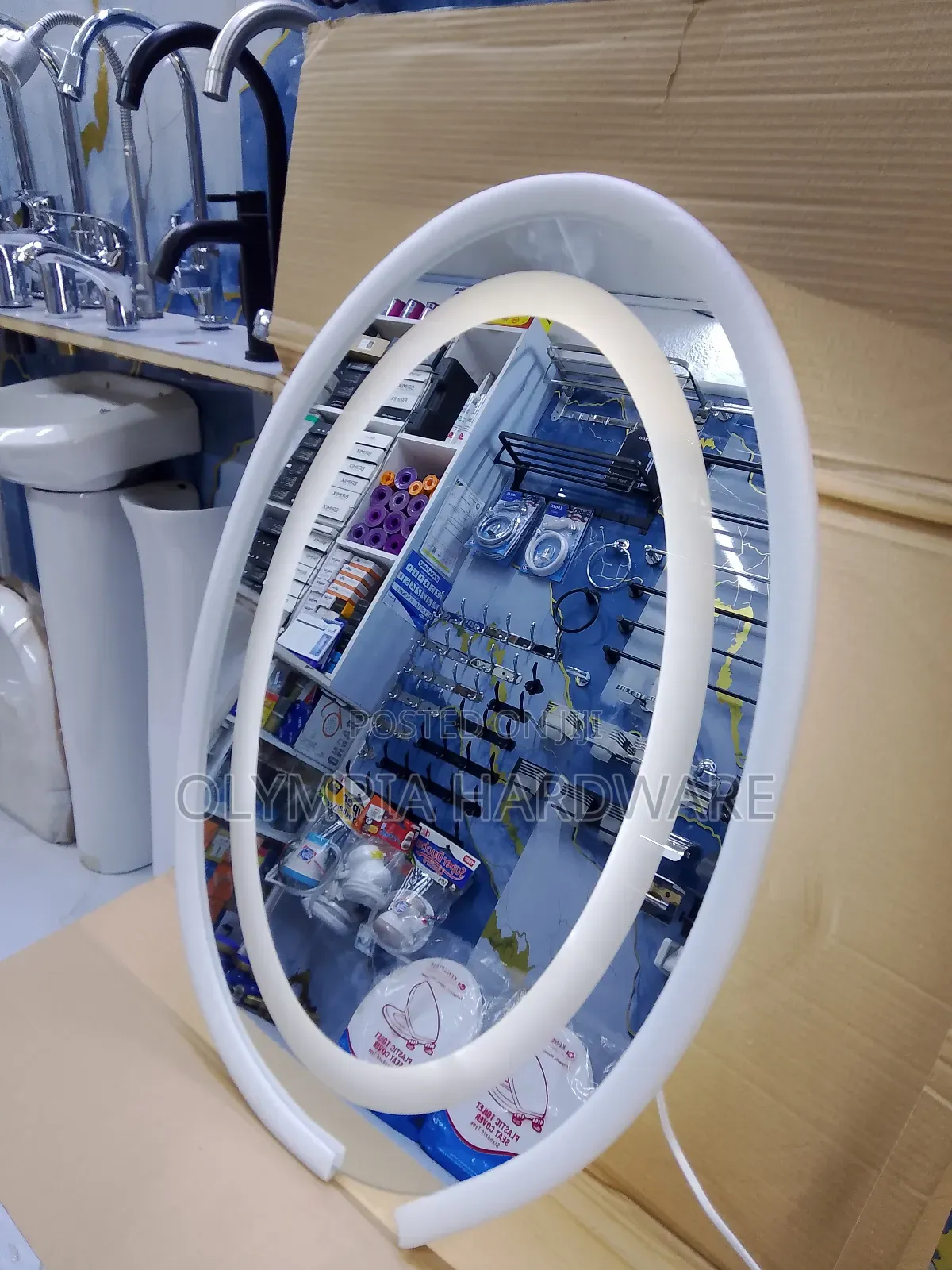 Led Oval Mirror