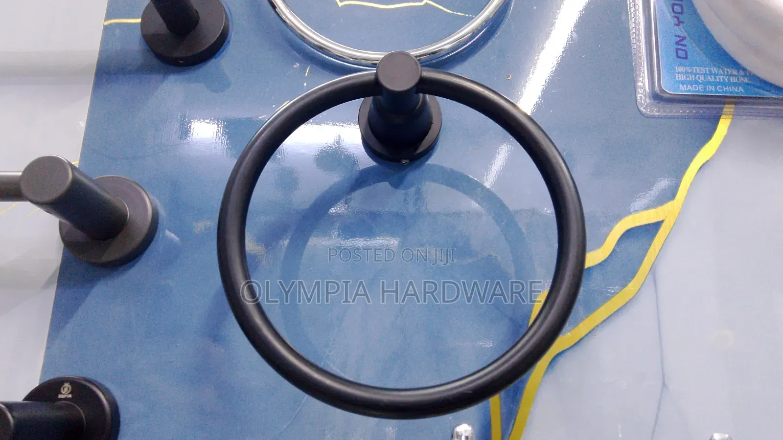 Black Towel Ring / Cloth Ring