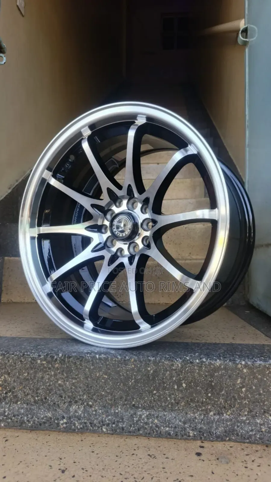 Size 17 Black Silver Sports Rims