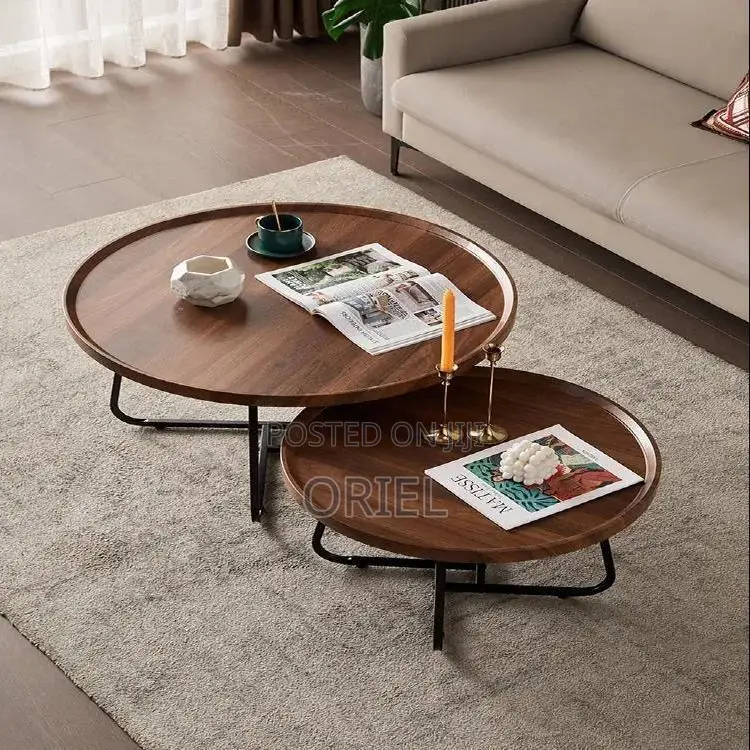 Modern Coffee Table : Elemental Black Geena Coffee Tables
