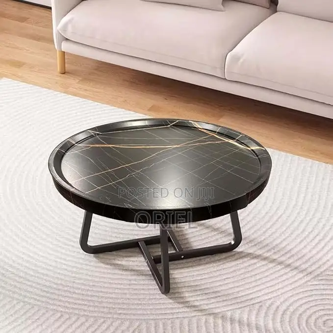 Modern Coffee Table : Elemental Black Geena Coffee Tables