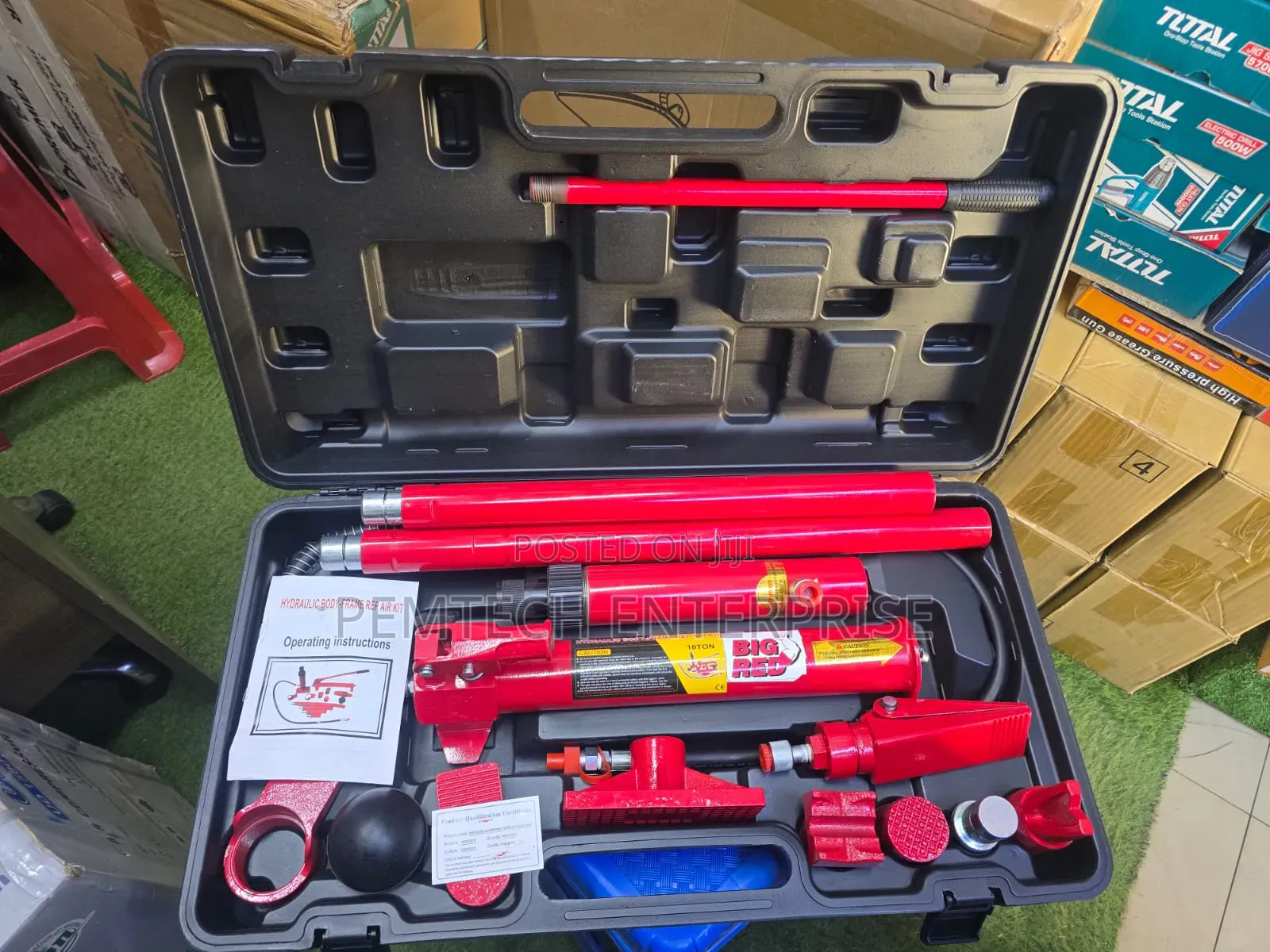 10t Portable Hydraulic Auto Body Frame Repair Kit,