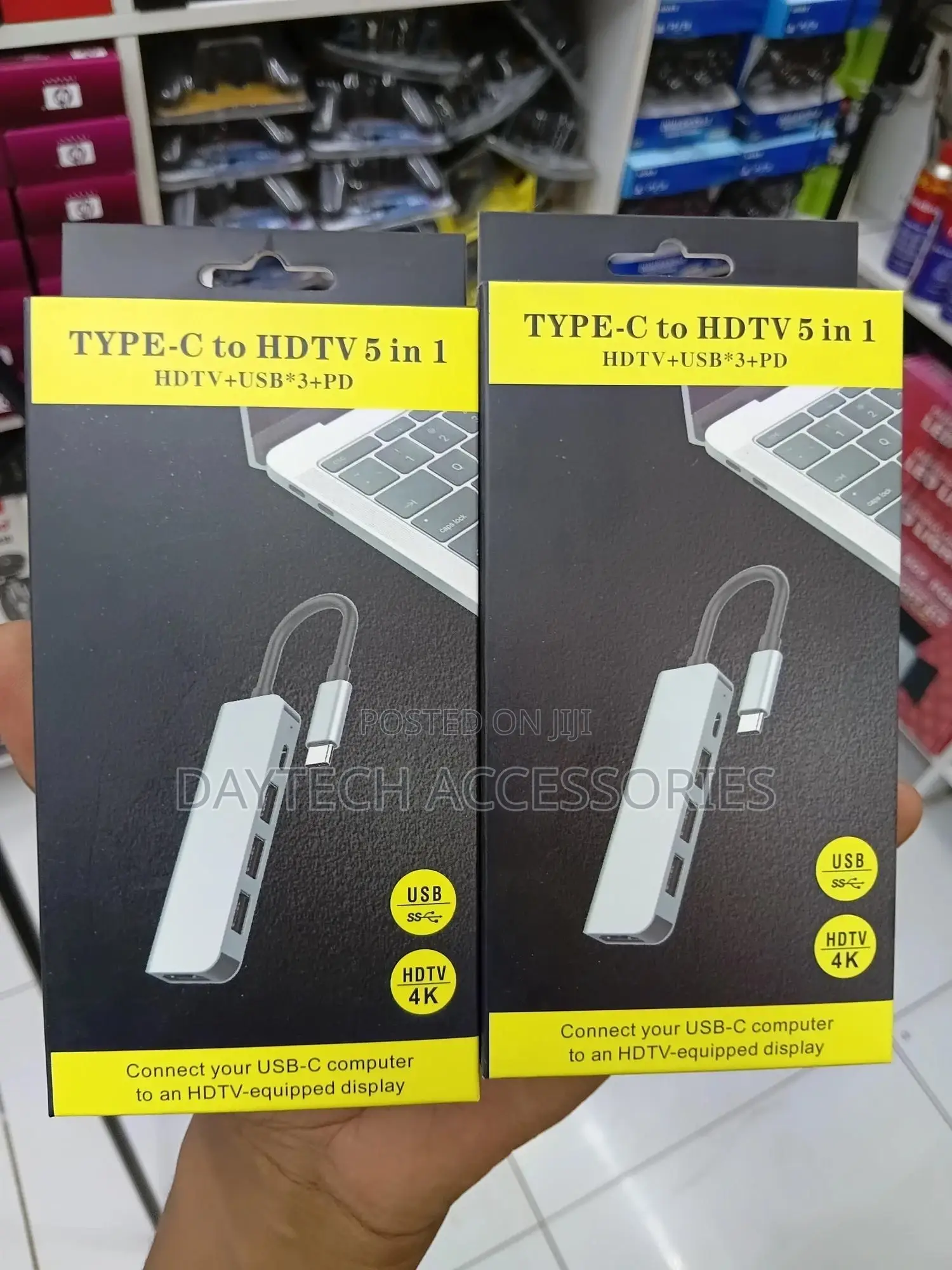 This Is a 5-in-1 Usb-C to HDTV Adapter Hub.