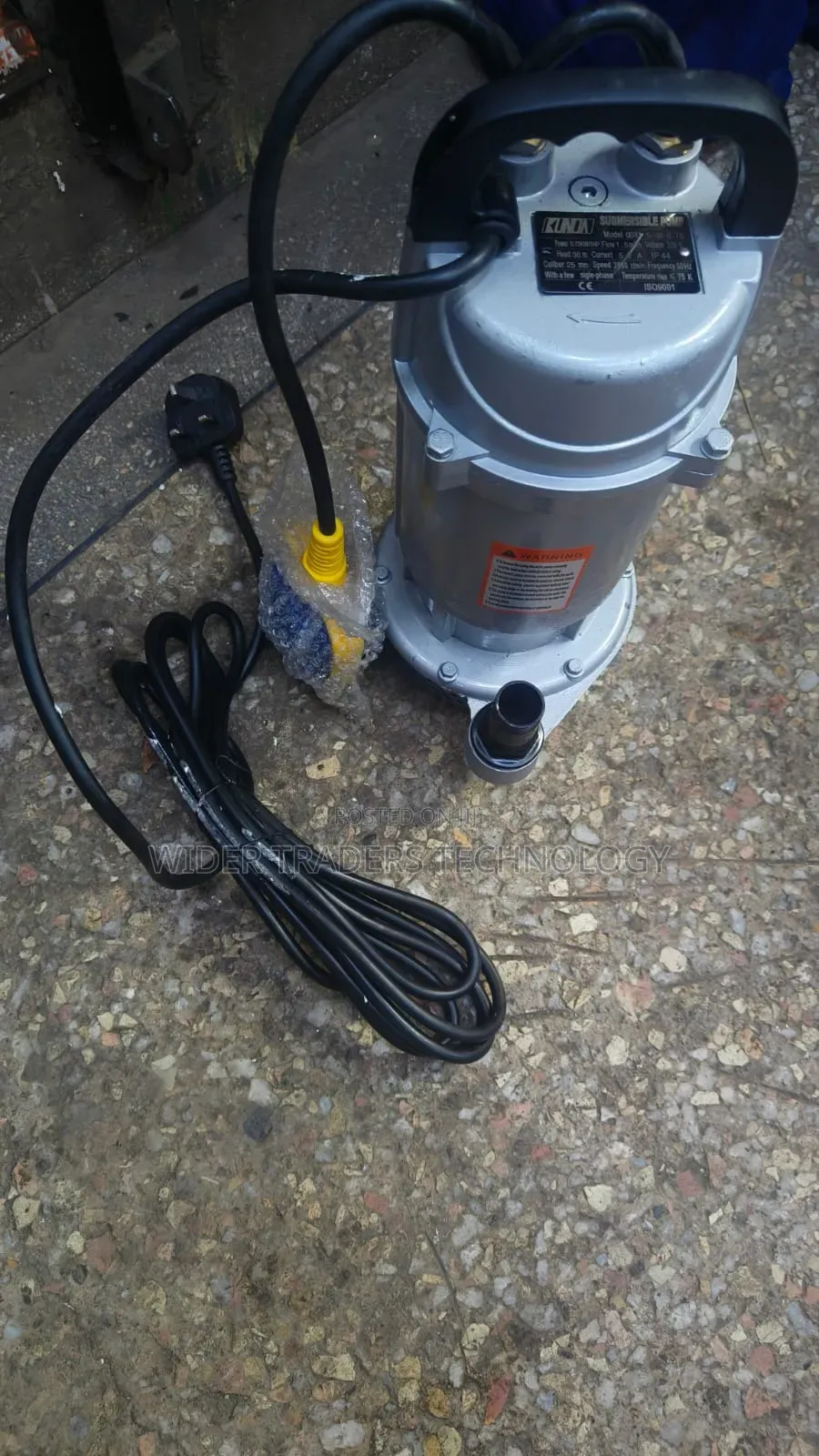 Kunda 1hp Electric Submersible Water Pump