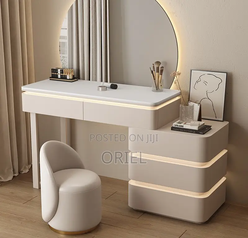 Dressing Table : Makeup Dressing Led Lighted Fixed Mirror