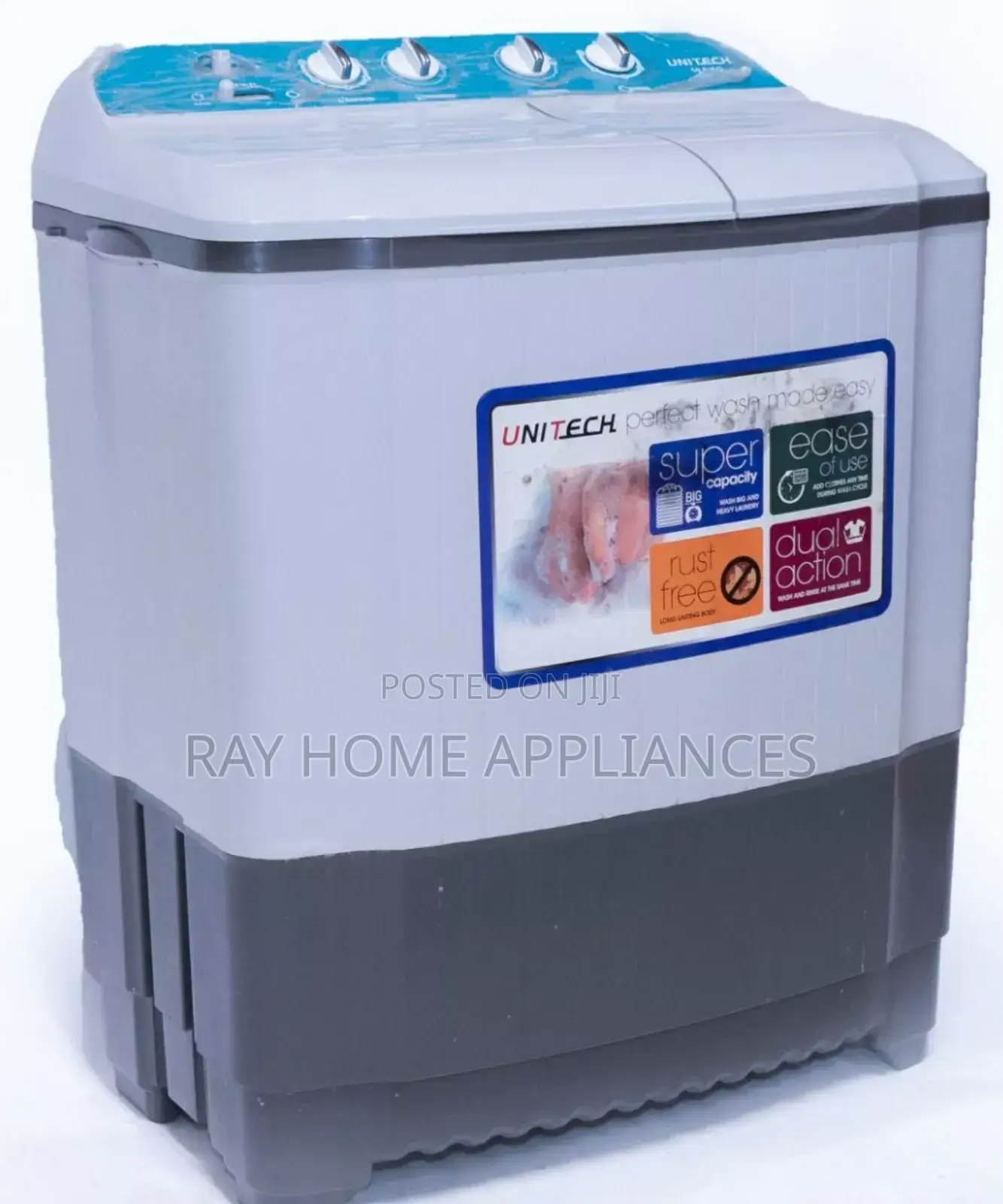 7.5kgs Unitech Twin Tub Top Load Semi Automatic Washing Machines