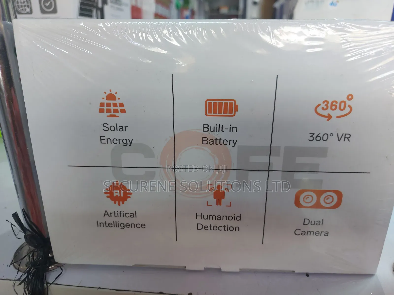 Cofe Cf-4gptsl25-B-Dl 4g Dual Lens Solar PTZ Camera