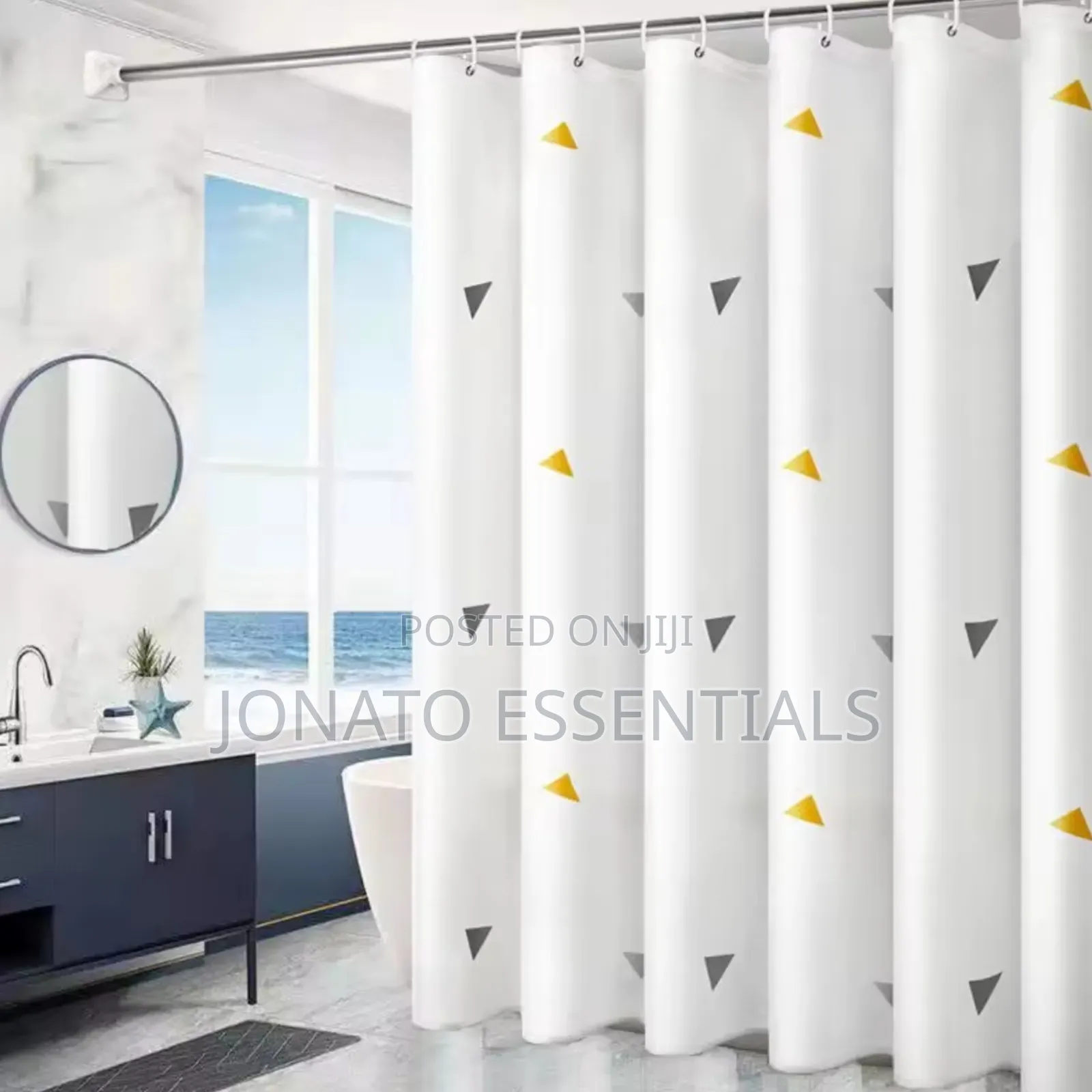 Shower Curtains Waterproof Anti-Mould Bathroom Decor