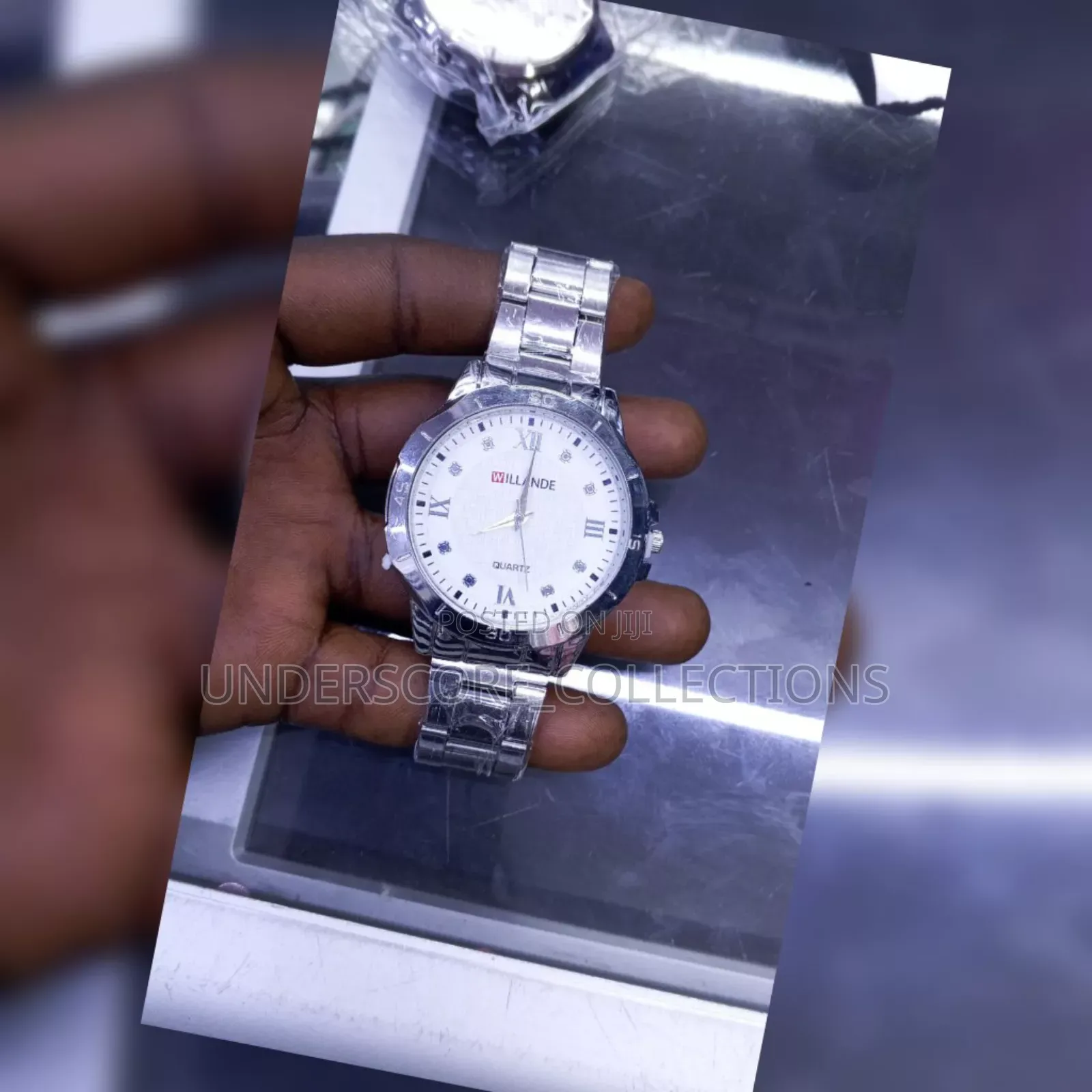 Quartz Watch With a Silver-Tone