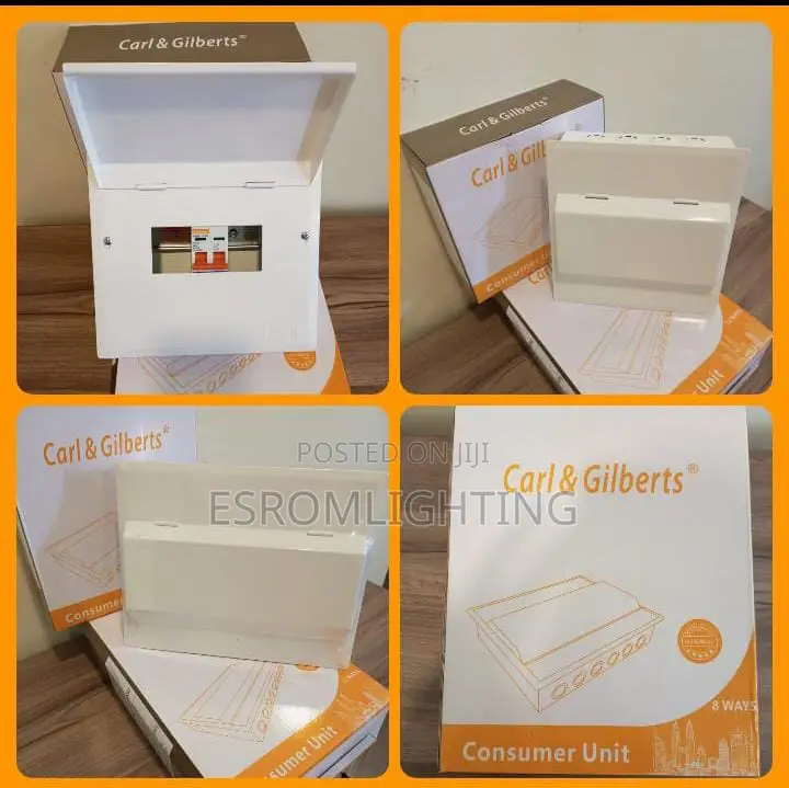 Carl Gilberts 8way Metallic Consumer Units