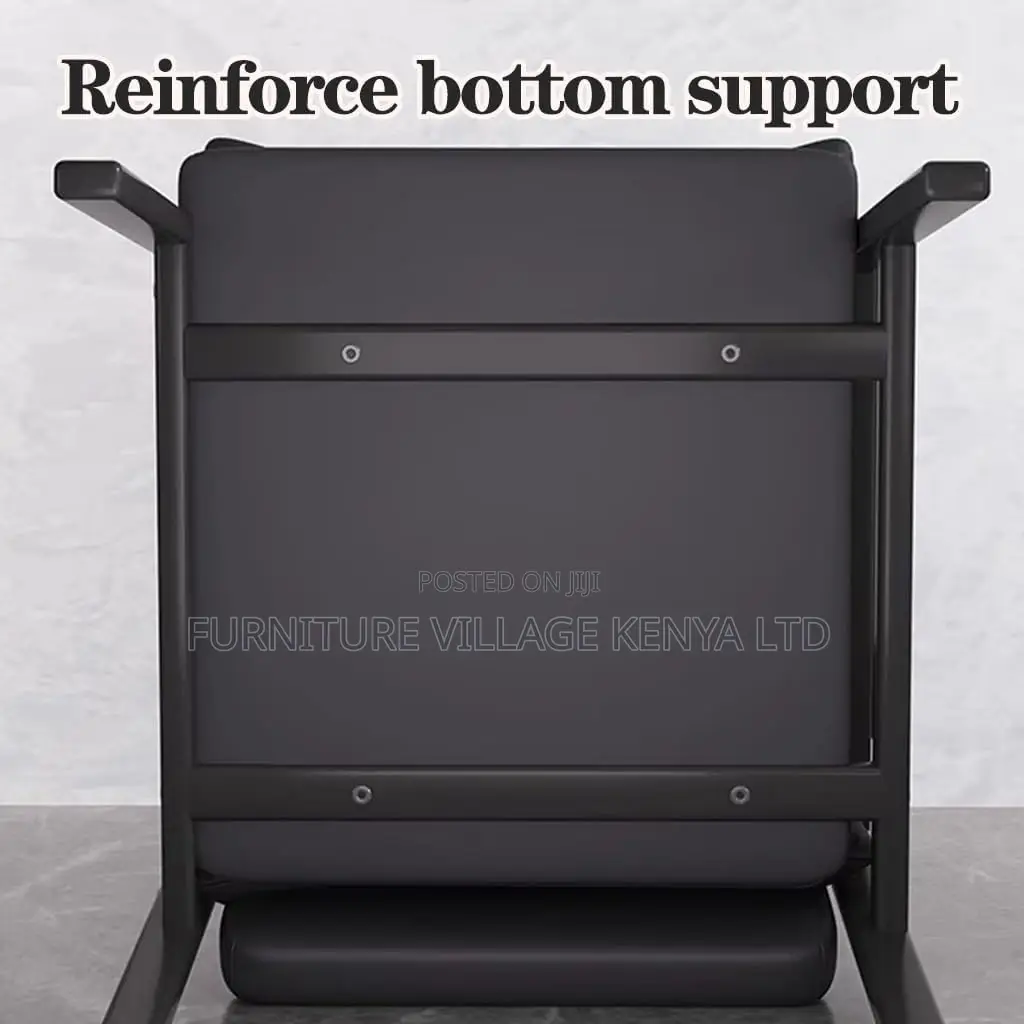 Modern Guest Reception Chair With Padded Armrest