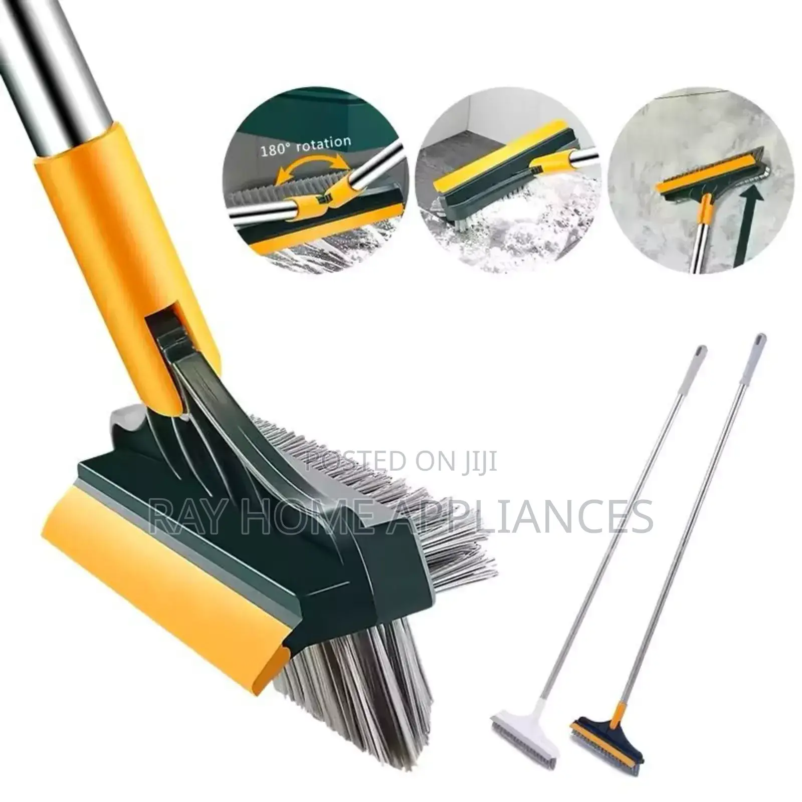 3in1 Magic Floor Scrub/Broom Long Handle Household Cleaning Brush