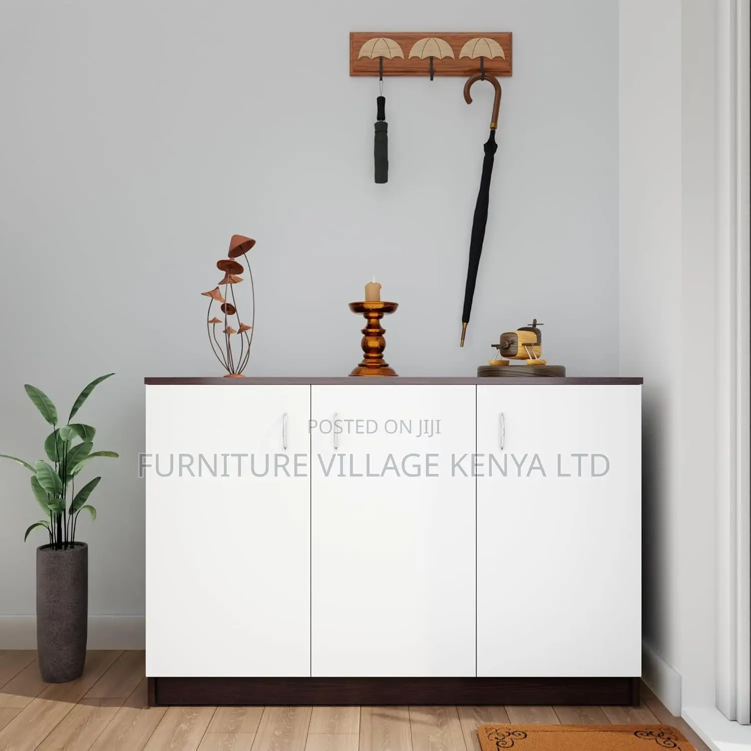 3-doors Credenza Cabinet
