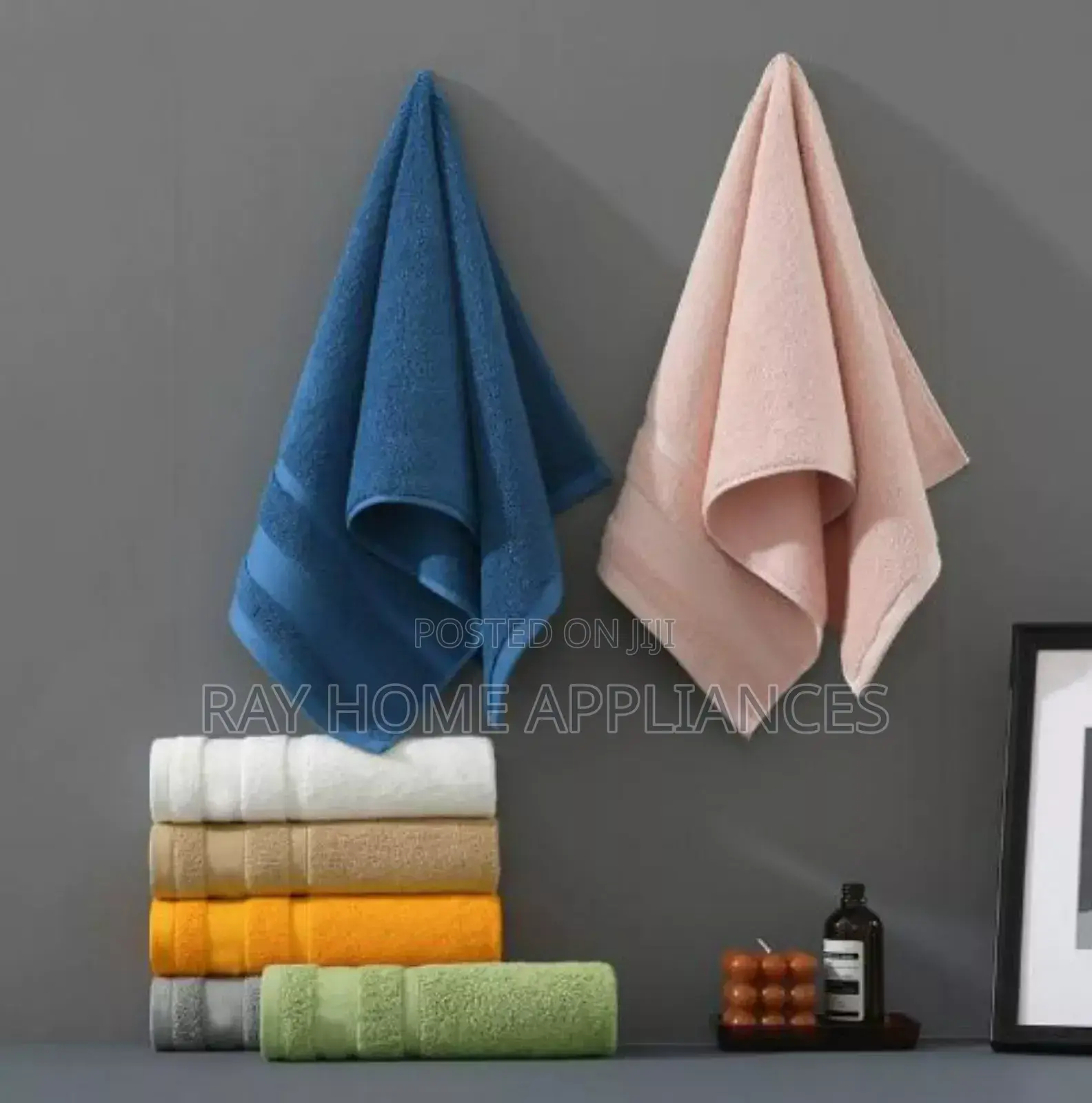 3pcs Bath Towel Set 100% Cotton Sizes 70*140cm,74*33cm,34*34cm