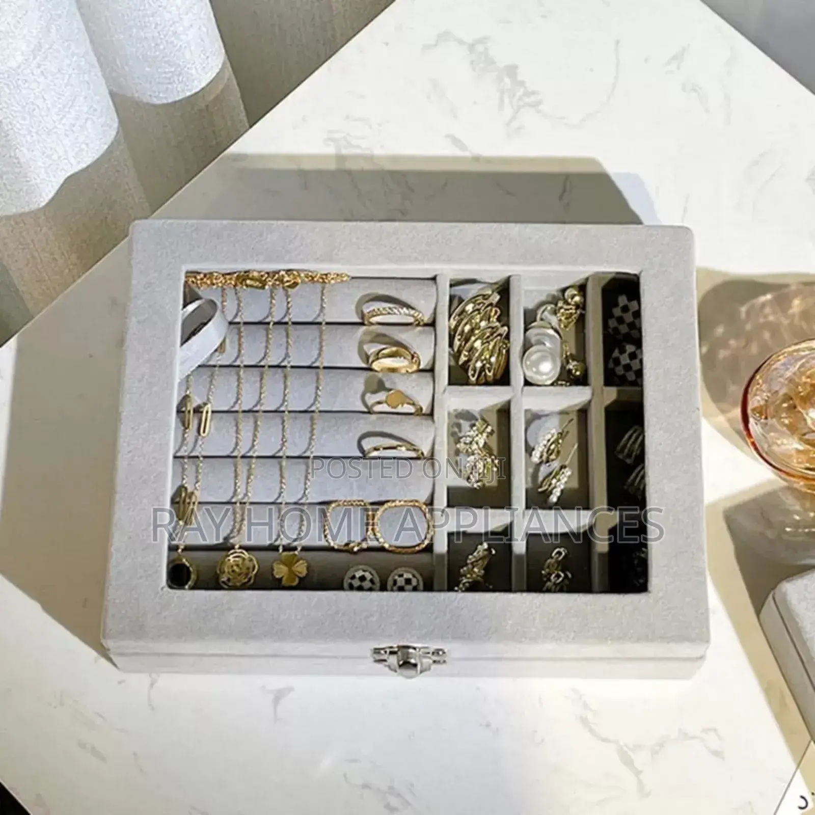 Jewelry Storage Box/Jewelry Display Box With Cover Necklaceorganizer