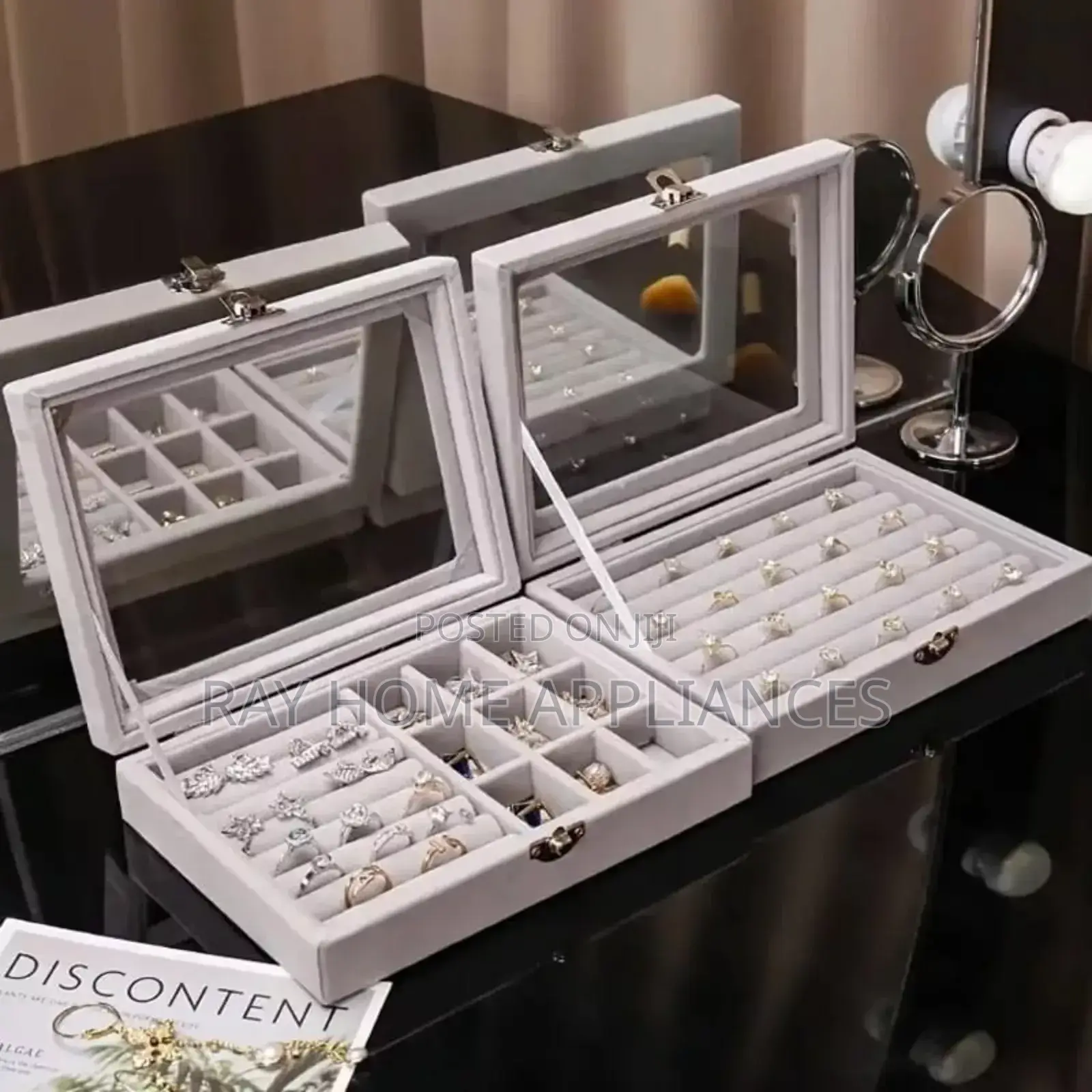 Jewelry Storage Box/Jewelry Display Box With Cover Necklaceorganizer