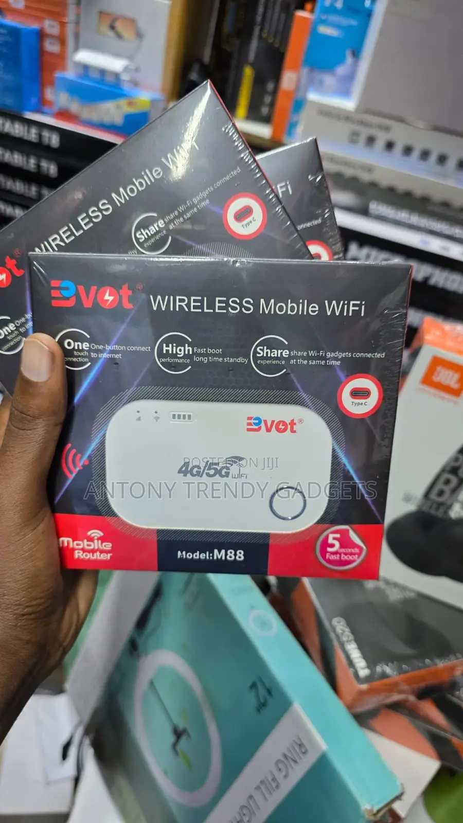 Bvot M88 Fast Boot Mobile Wifi 1500mah