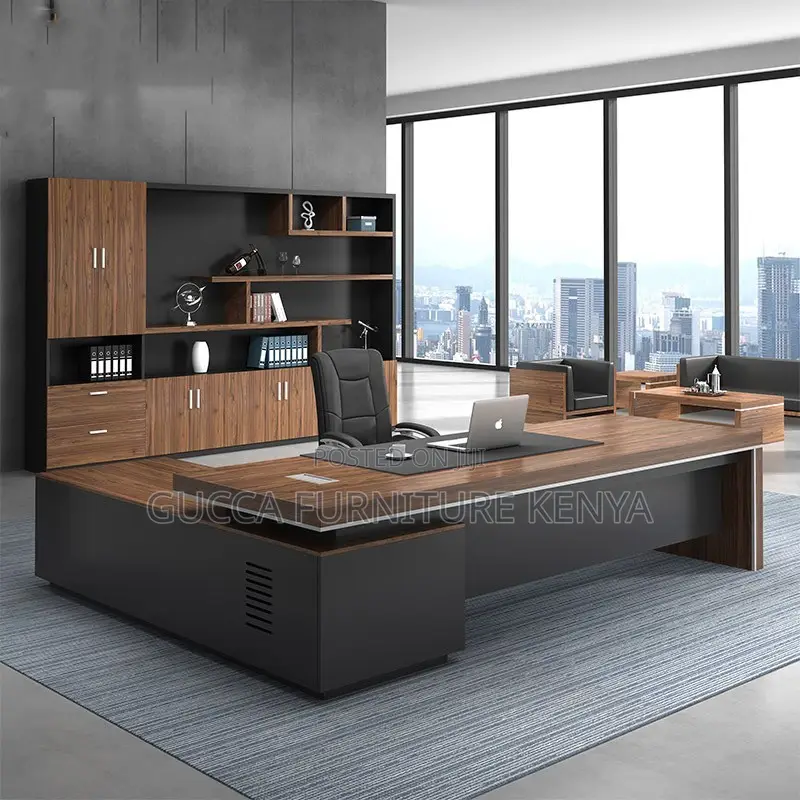1.8m Executive Boss L-shaped Office Desk
