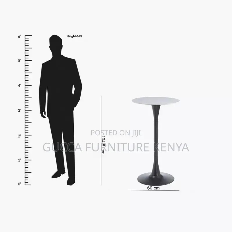 White Round Marble Eames Dining Table